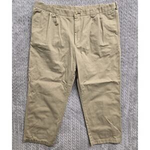 Duluth Trading 44x30 Khaki‎ Middle Management Relaxed Expander Waist Chino Pants
